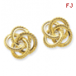 14k Polished & Twisted Fancy Earring Jackets