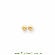 14k Polished 4mm Ball Post Earrings