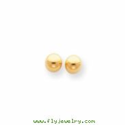 14k Polished 6mm Ball Post Earrings