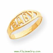 14k Polished Baby Ring