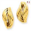 14k Polished Fancy Post Earrings