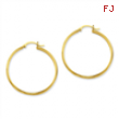 14k Polished Hoop Earring