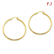 14k Polished Hoop Earring