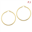 14k Polished Hoop Earring