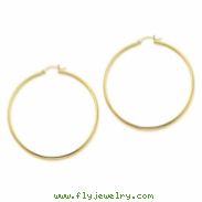 14k Polished Hoop Earring