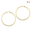 14k Polished Hoop Earring