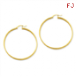 14k Polished Hoop Earring