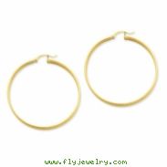 14k Polished Hoop Earring