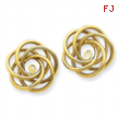 14k Polished Love Knot Earring Jackets