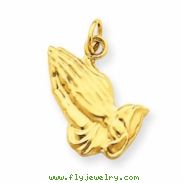 14k Praying Hands Charm