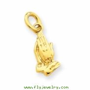 14k Praying Hands Charm