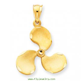 14k Propeller Pendant