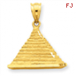 14k Pyramid Charm