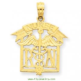 14k Registered Nurse Pendant