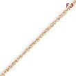 14k Rose Gold 0.7mm Rope Chain