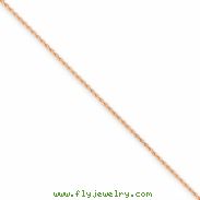 14k Rose Gold 1.00mm Spiga Chain