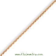 14K Rose Gold 1.4mm Wheat Chain