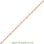 14K Rose Gold 1.75mm Singapore Chain