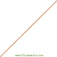 14K Rose Gold .80mm Box Link Chain