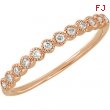 14K Rose Gold Diamond Ring