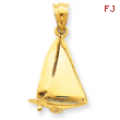 14k Sailboat Charm