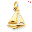 14k Sailboat Charm