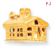 14k School House Charm