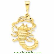 14k Scorpio Zodiac Charm