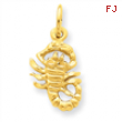 14k Scorpio Zodiac Charm