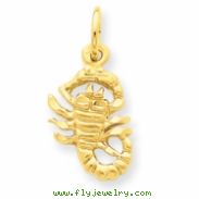 14k Scorpio Zodiac Charm