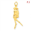 14k Scuba Diver Charm