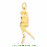 14k Scuba Diver Charm