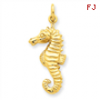 14k Seahorse Charm