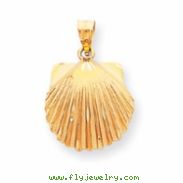 14k Seashell Pendant