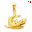 14k Shark Pendant