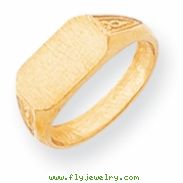 14k Signet Ring