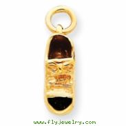 14k Single Baby Shoe Charm