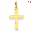 14k Small Cross Charm