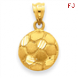 14k Soccer Ball Charm