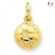 14k Soccer Ball Charm