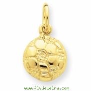 14k Soccer Ball Charm