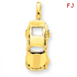 14k Sports Car Charm