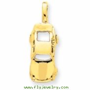 14k Sports Car Charm