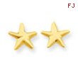 14k Star Post Earrings