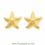 14k Starfish Post Earrings