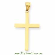 14K Stick Cross Pendant