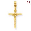 14K Stick Style Crucifix Pendant