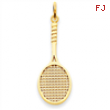 14k Tennis Racquet Charm