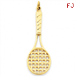 14k Tennis Racquet Pendant