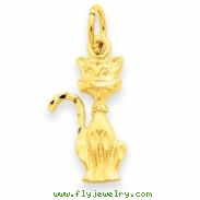 14k Tom Cat Charm